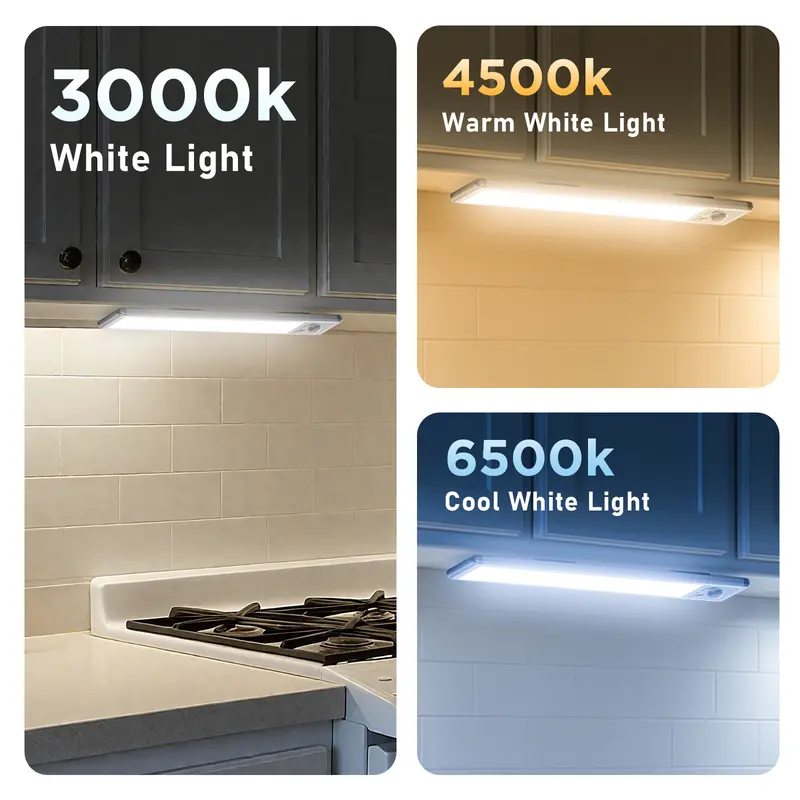💡9.5in 76LED Motion Sensor Under Cabinet Lights