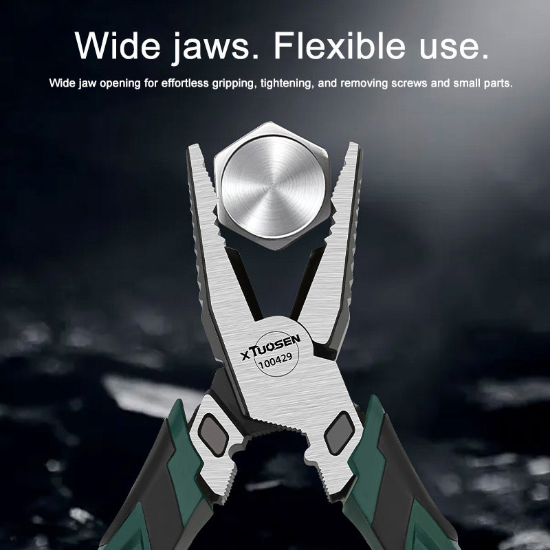 50 % Rabatt heute! 🔥 8-Zoll-Industrie-Multifunktionszange – Hochleistungs-Drahtschneider &amp; Elektrikerwerkzeug