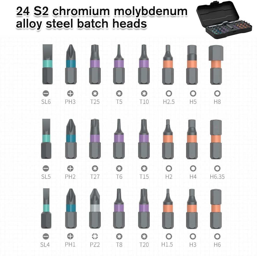 🎄Christmas Special: 48% Off🔥24 In 1 Magnetic Screwdriver Set