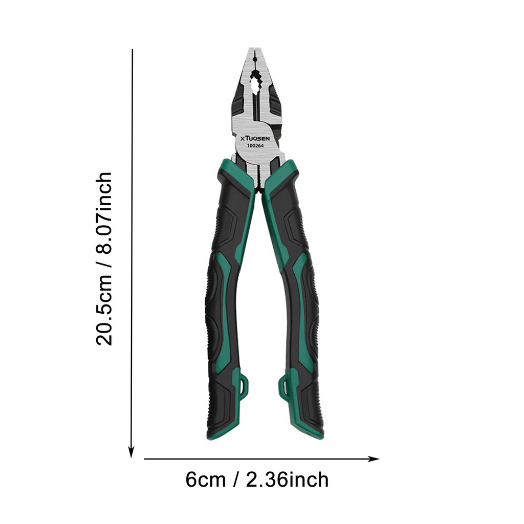 50 % Rabatt heute! 🔥 8-Zoll-Industrie-Multifunktionszange – Hochleistungs-Drahtschneider &amp; Elektrikerwerkzeug