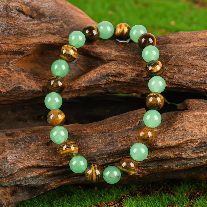 Lucky 2026🔥Arpurraina Money Attraction Bracelet with Green Aventurine & Tiger Eye💲