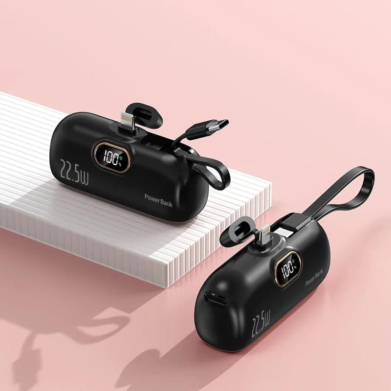 🎉New Year's Discounts: 48% OFF ⏰ 5000mAh Mini Portable Charger with 22.5W Fast Output for phone🔋