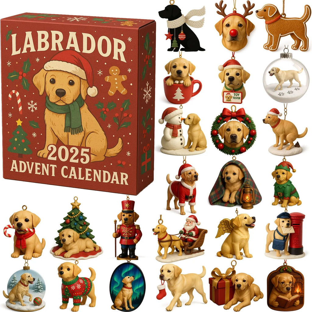 🎄Christmas Special: 48% Off!🔥Labrador 2025 Advent Calendar🎁 24 Gifts Inside!