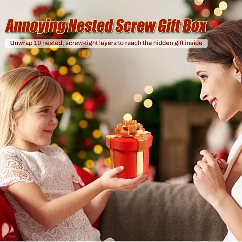 🎄Weihnachtsangebot: Nur noch heute 48 % Rabatt – Nervige Geschenkbox mit verschachtelten Schrauben🎁 