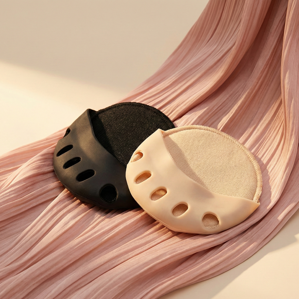 🔥New Year's Discounts: 50% OFF⏰ 2 Pairs Invisible Five-Toe Forefoot Cushion & Toe Liner Socks — Comfort Pads for High Heels, Boots, Sneakers