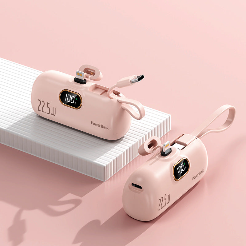 🎉New Year's Discounts: 48% OFF ⏰ 5000mAh Mini Portable Charger with 22.5W Fast Output for phone🔋