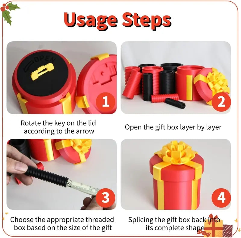 🎄Weihnachtsangebot: Nur noch heute 48 % Rabatt – Nervige Geschenkbox mit verschachtelten Schrauben🎁 