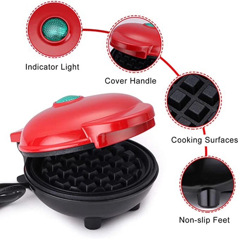 🎄Christmas Special: 48% Off🍳 Mini Electric Baking Pan & Waffle Maker