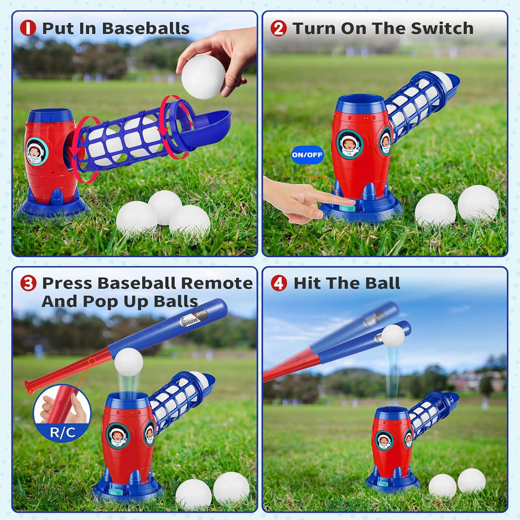 🎄 Year-End Sale : 48% OFF ⚾🥎 Fun Outdoor Sports Toys: Youth Baseball Training Set