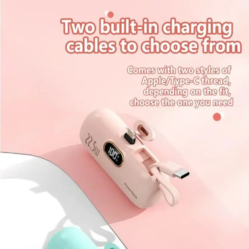 🎉New Year's Discounts: 48% OFF ⏰ 5000mAh Mini Portable Charger with 22.5W Fast Output for phone🔋