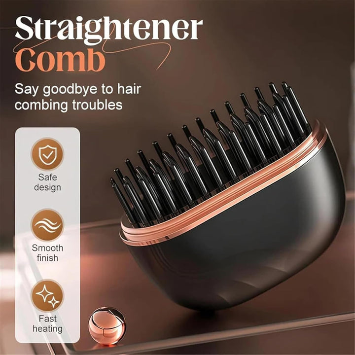 🏆Flash 48%⚡ 50K+ SOLD! Almost Gone💥Compact Cordless Hair Straightening Brush