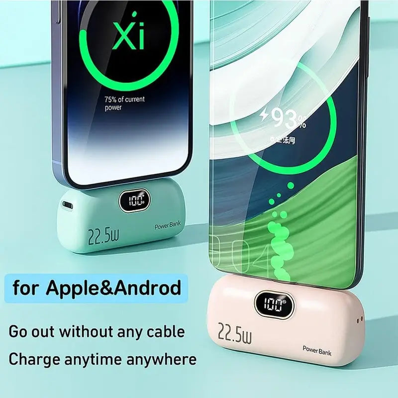 🎉New Year's Discounts: 48% OFF ⏰ 5000mAh Mini Portable Charger with 22.5W Fast Output for phone🔋