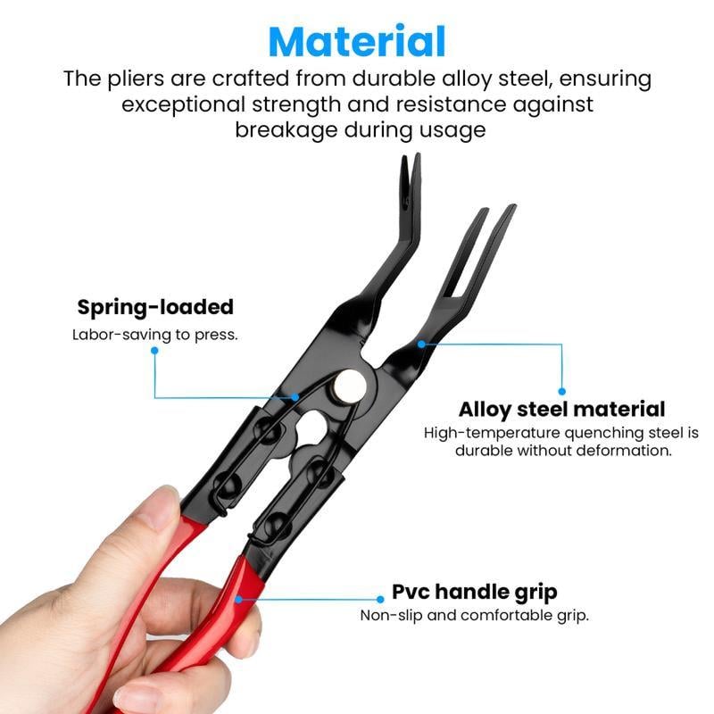 🎄Christmas Special: 48% Off🔥 Clip Removal Plier,Damage to Trim and,EasilyRemoves Trim and Upholstery Clips and FastenersPrevents,Panel Clip Pliers.