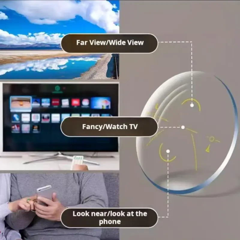 🏆Flash 48%⚡ 50K+ SOLD! Almost Gone💥Semi-rimless Smart Zoom Progressive Reading Glasses