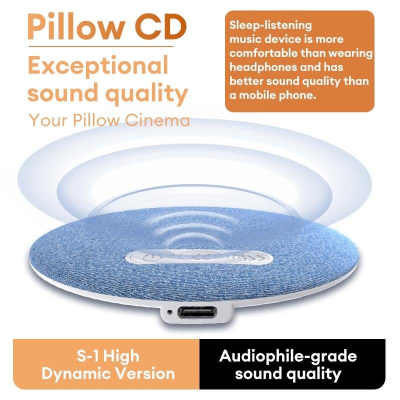 🏆Flash 48%⚡ 50K+ SOLD! Almost Gone -💥Ultra-thin Bluetooth sleep aid speaker