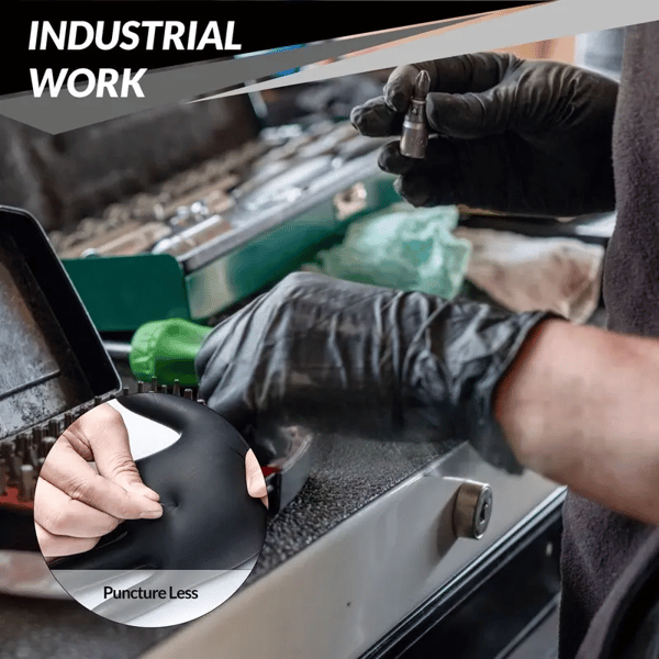 🎄Biggest Sale of the Season: 48% OFF 🔥 Heavy Duty Nitrile Gloves,6mil-50 Count