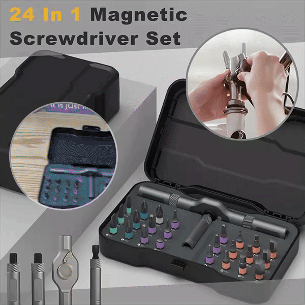 🎄Christmas Special: 48% Off🔥24 In 1 Magnetic Screwdriver Set