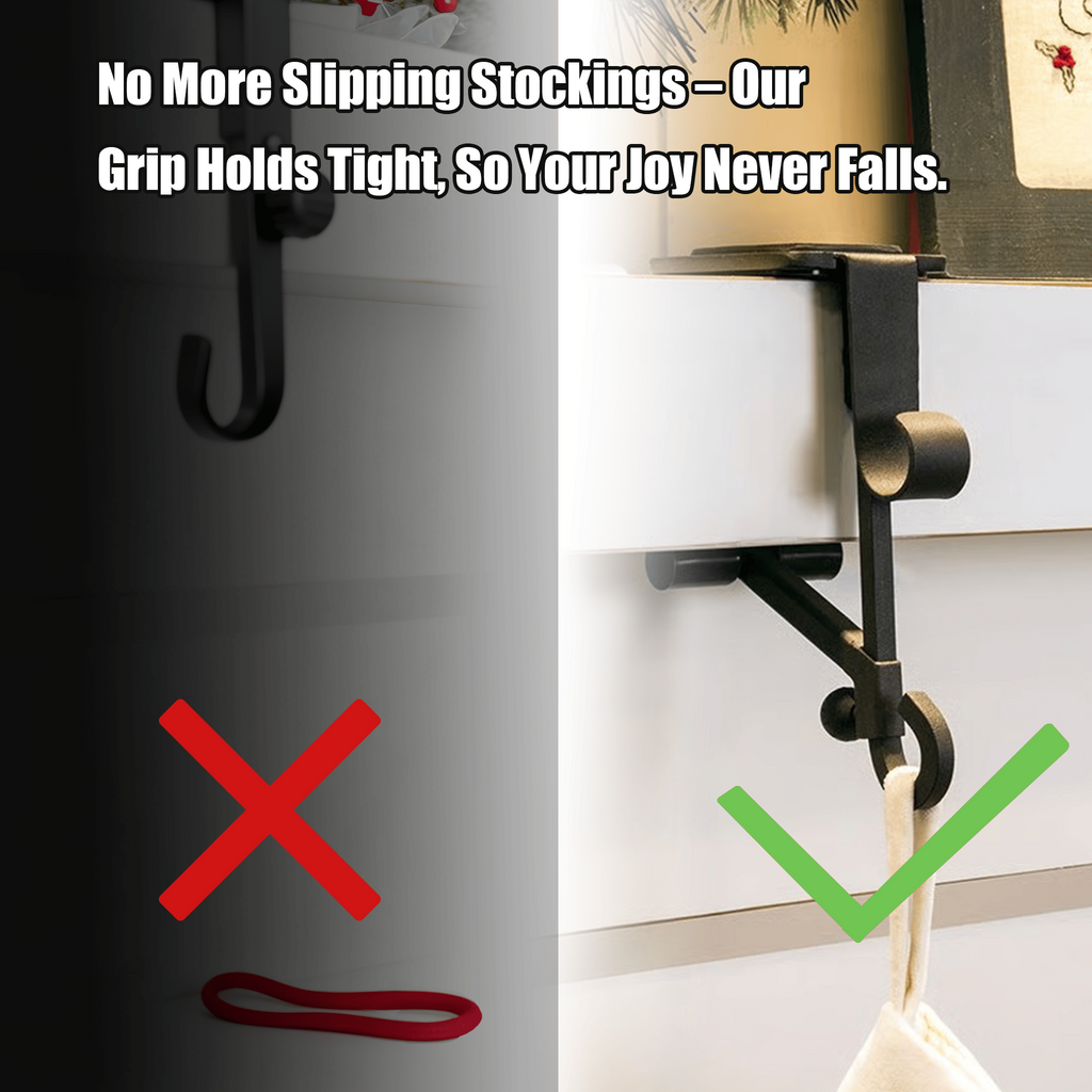 🎄Weihnachtsangebot: 48 % Rabatt 🔥 Kamin-Strumpf- und Girlandenaufhänger 