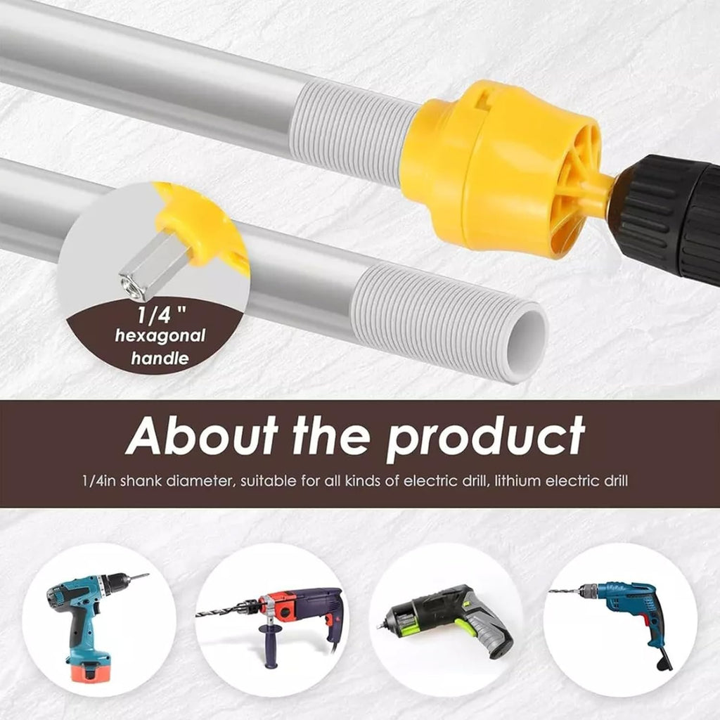 Electric Drill Compatible PVC Pipe Threader Kit with Various Die Sizes ( 1/2", 3/4", 1" for Cutting & Pipe Threader)
