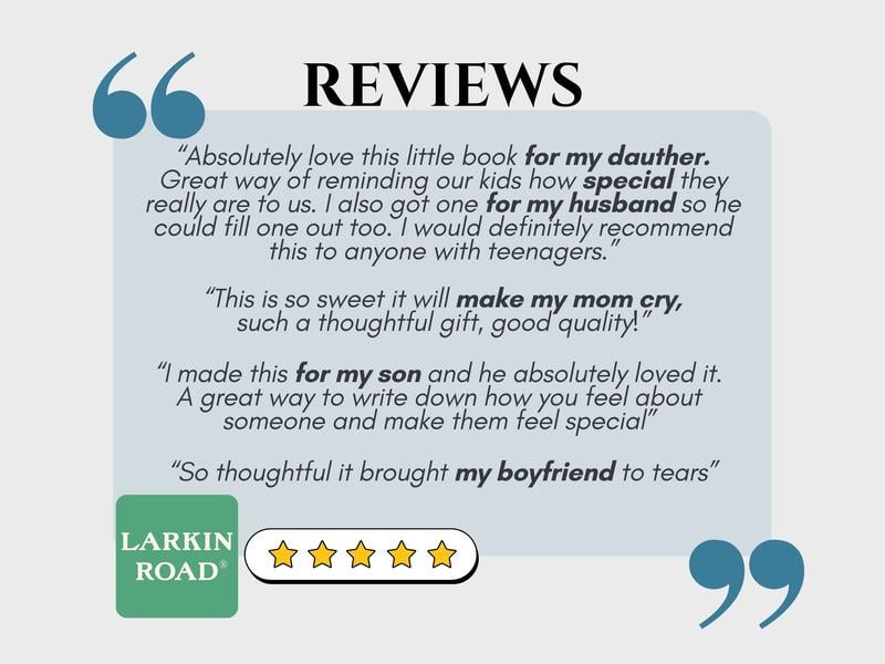 🔥Valentine's Day 50% OFF - ❤️Just A Few Things I Love About You (With All My Heart) Fill In The Blank Gift Book📚