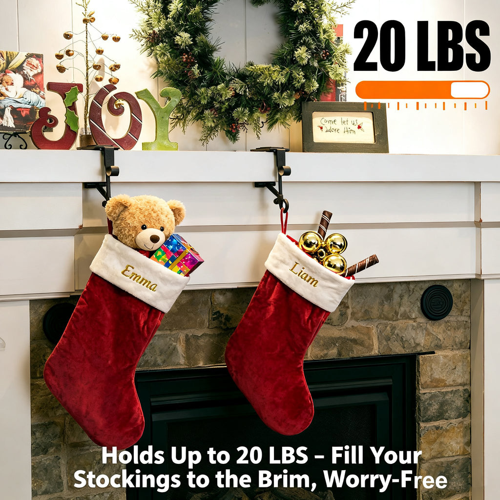 🎄Weihnachtsangebot: 48 % Rabatt 🔥 Kamin-Strumpf- und Girlandenaufhänger 