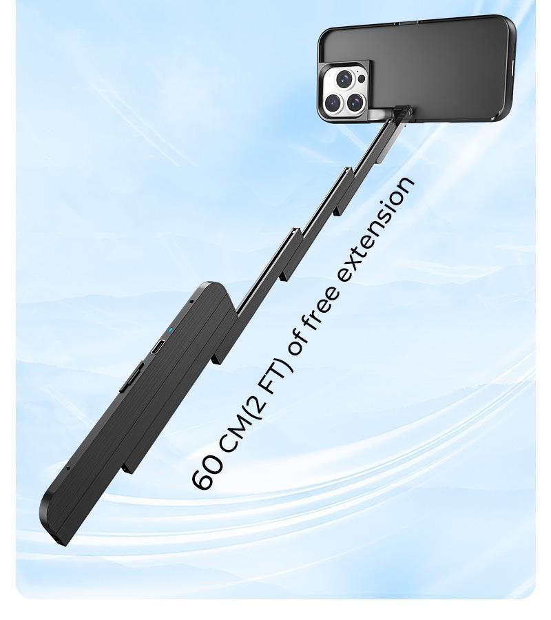 🏆Flash 48%⚡ 50K+ SOLD! Almost Gone💥 3-in-1 Foldable Phone Case with Selfie Stick , Bluetooth Remote & Multi-Angle Stand Concert Phone Case