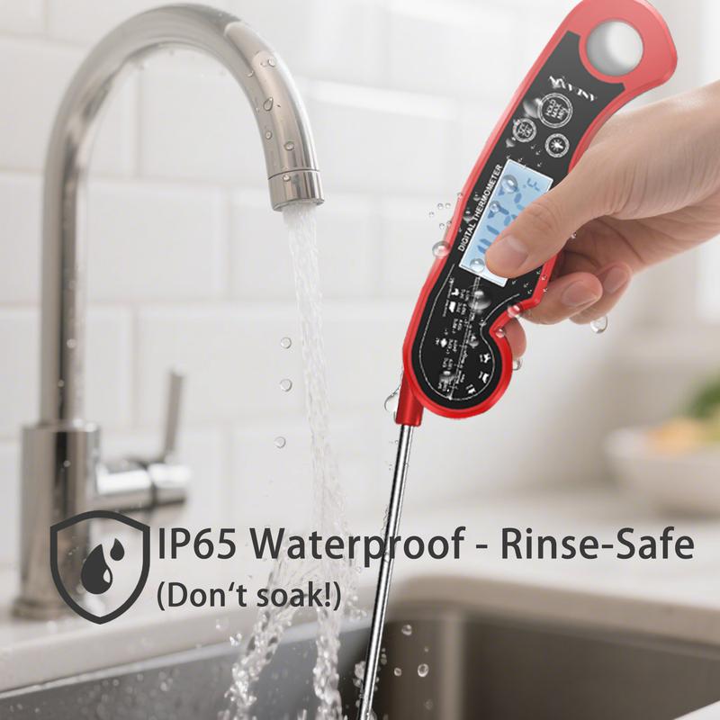 🎄Christmas Special: 48% Off🔥[BBQ Essential]Digital Meat Thermometer-3s Instant Read Backlight Magnetic Waterproof