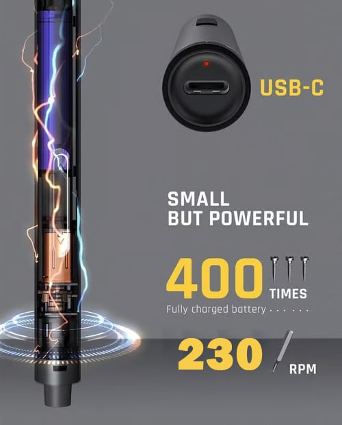 🎄Christmas Special: 48% Off!🔥E1 MAX 3.7V Mini Electric Screwdriver 50-in-1