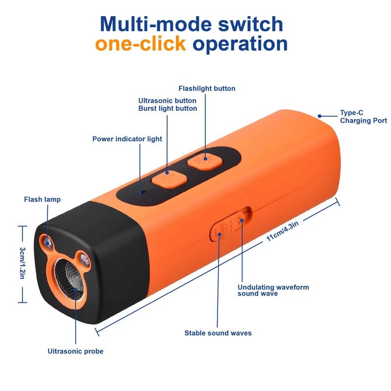 🎄Christmas Special: 48% Off🔥Dog Bark Deterrent & Training Device — Safe Ultrasonic Control for Excessive Barking