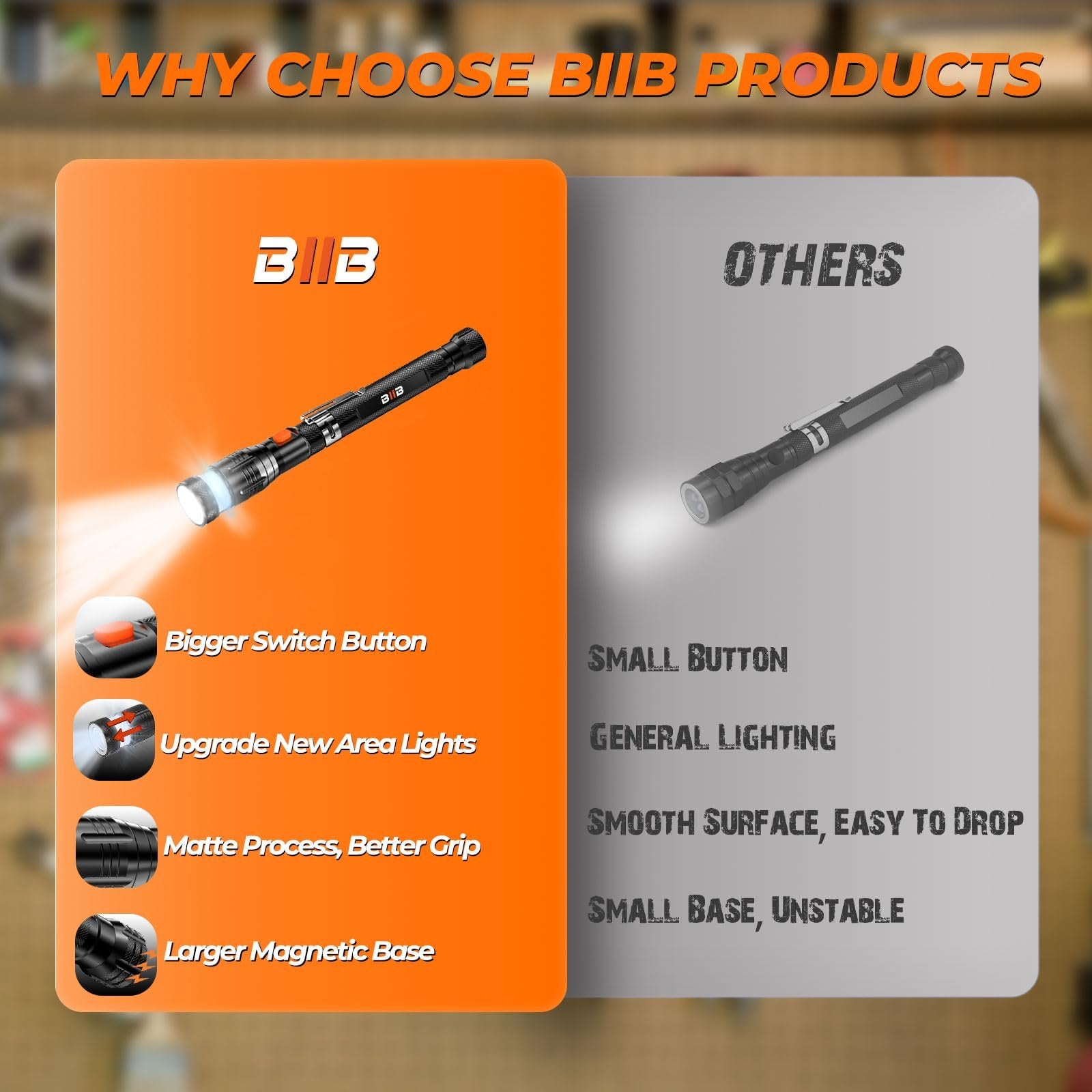 🎄 Teleskopierbare Magnet-Hebewerkzeuge – Das ultimative Weihnachtsgeschenk für jeden Mann! 🎁 