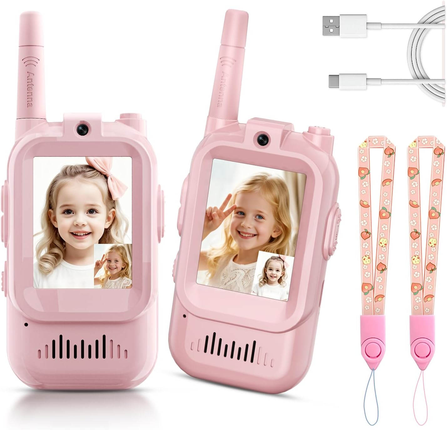 🎄 Christmas Sale 50%OFF 🎁 2-Pack Video Walkie Talkies for Kids