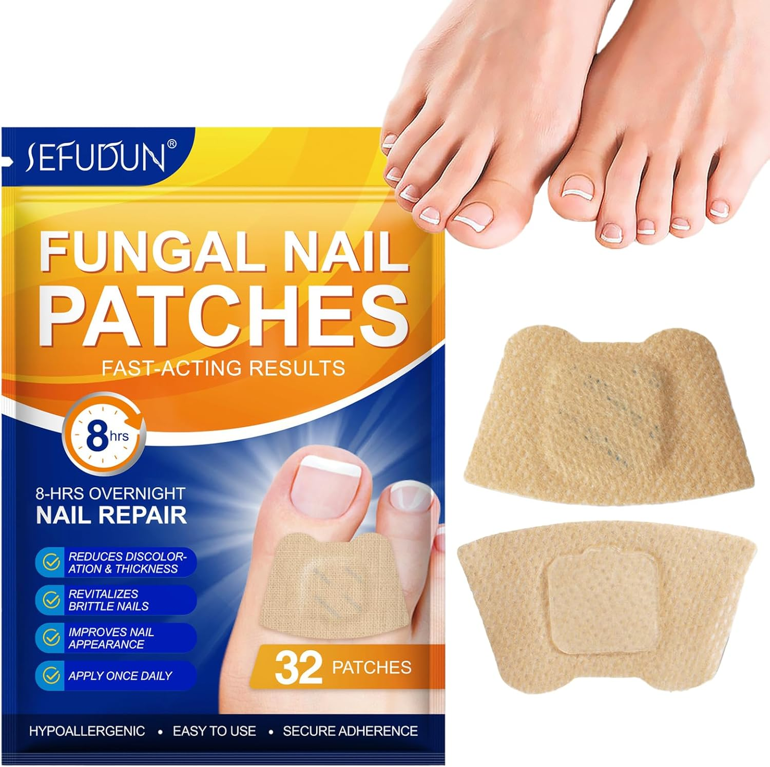 🔥Heute 50% Rabatt🦶 21/32 Stück Nagelpilzpflaster