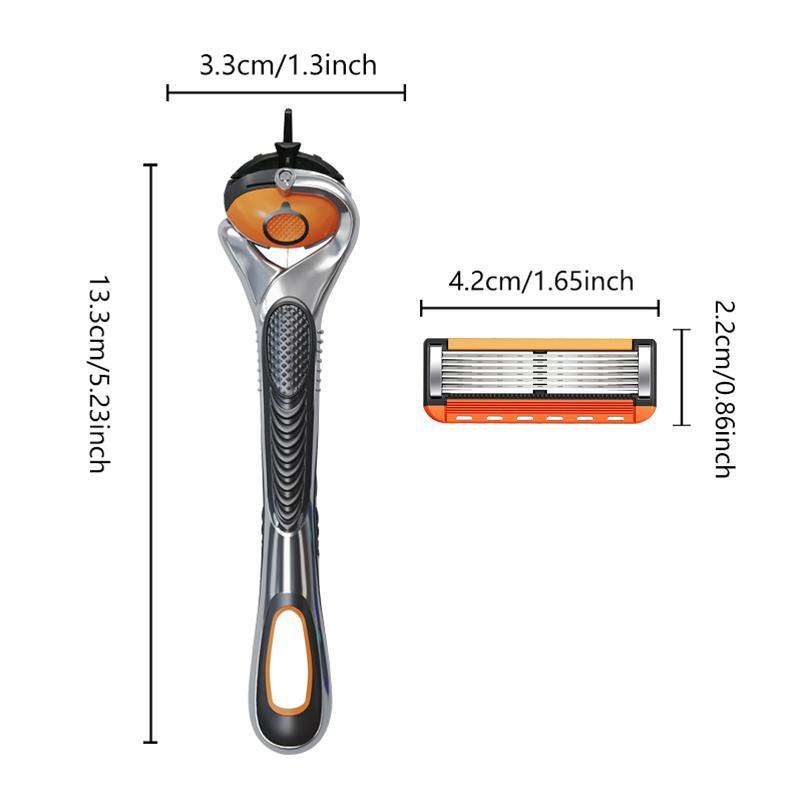 Christmas Sale🔥24/48Pcs Men's Razor Blade Replacement with Handle