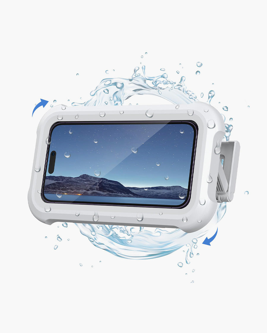Lamicall Waterproof Shower Phone Holder for Bathroom Bathtub, Kitchen, Wall Mirro