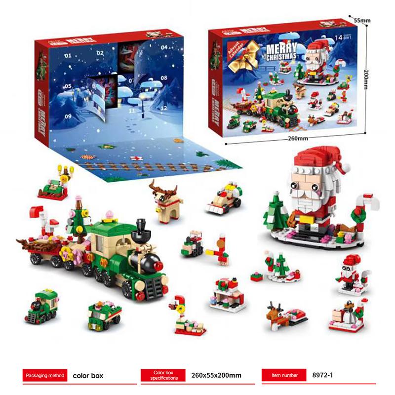 🎄Christmas Building Block Advent Calendar⛄️ 12 Days of Christmas Countdown Blocks
