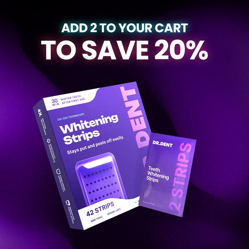 🔥2026 Hot Sale 48% OFF✨Purple Teeth Whitening Strips (42 Strips)