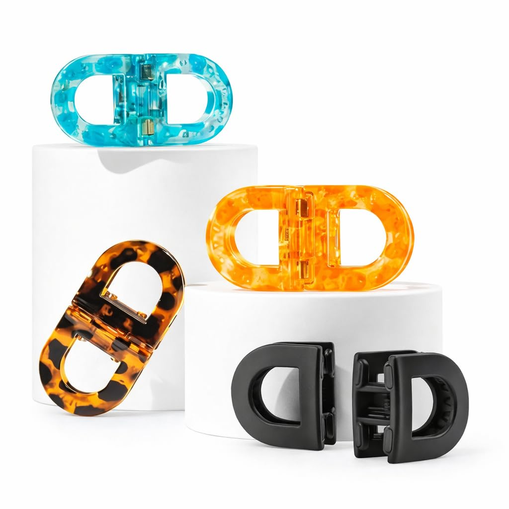 4-Pack Magnetic Hair Bow Clips for Women