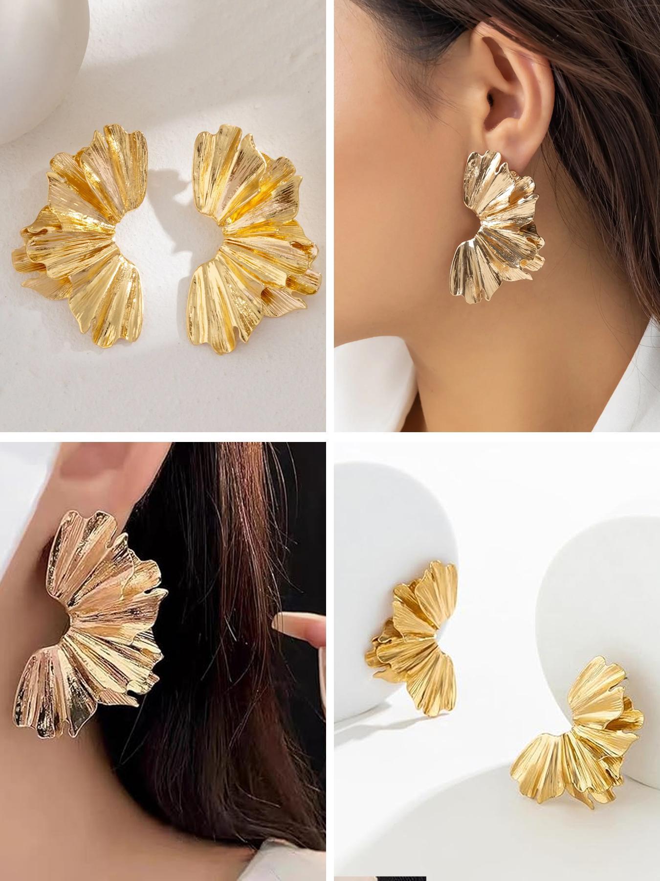 🔥New Year's Discounts: 48% OFF✨  6 Pairs Irregular Petal Stud Earrings (2 pcs Free Shipping)