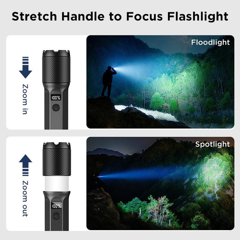 🔥New Year's Discounts: 50% OFF 🔦 2000 Lumens Rechargeable LED Flashlight for Home Emergency & Outdoor Use