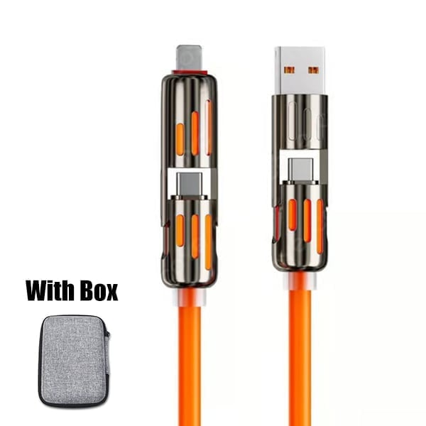🎁🔥⚡4-in-1 USB Charging Cable fast charging MAX 60w