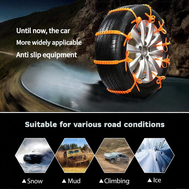 🔥50%OFF Today❄️Universal Anti-Skid Snow Tire Chains