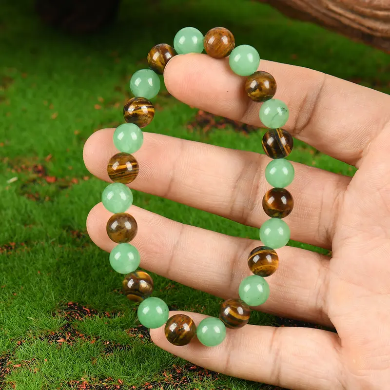 Lucky 2026🔥Arpurraina Money Attraction Bracelet with Green Aventurine & Tiger Eye💲