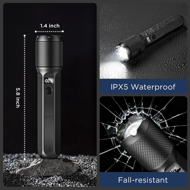 🔥New Year's Discounts: 50% OFF 🔦 2000 Lumens Rechargeable LED Flashlight for Home Emergency & Outdoor Use