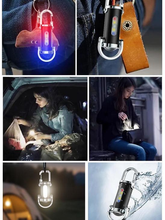 🔥New Year's Discounts: 50% OFF🔦Portable Rechargeable Bright Keychain Flashlight