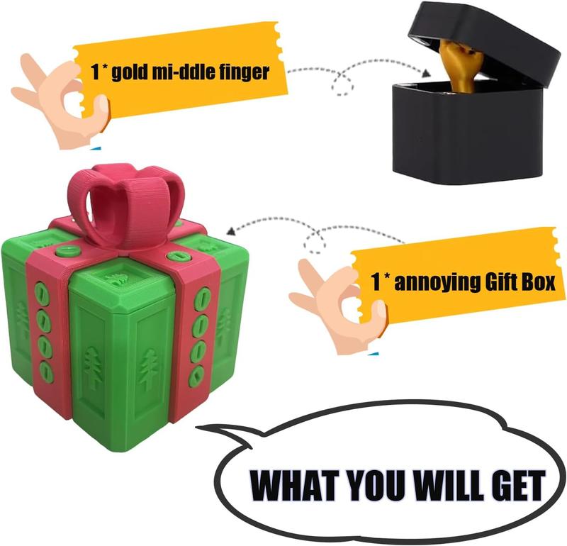 🎄Christmas Special: 48% Off! 🔥 Annoying Gift Box – Hilarious Screw Challenge, 3D Printed Gift Box🎁