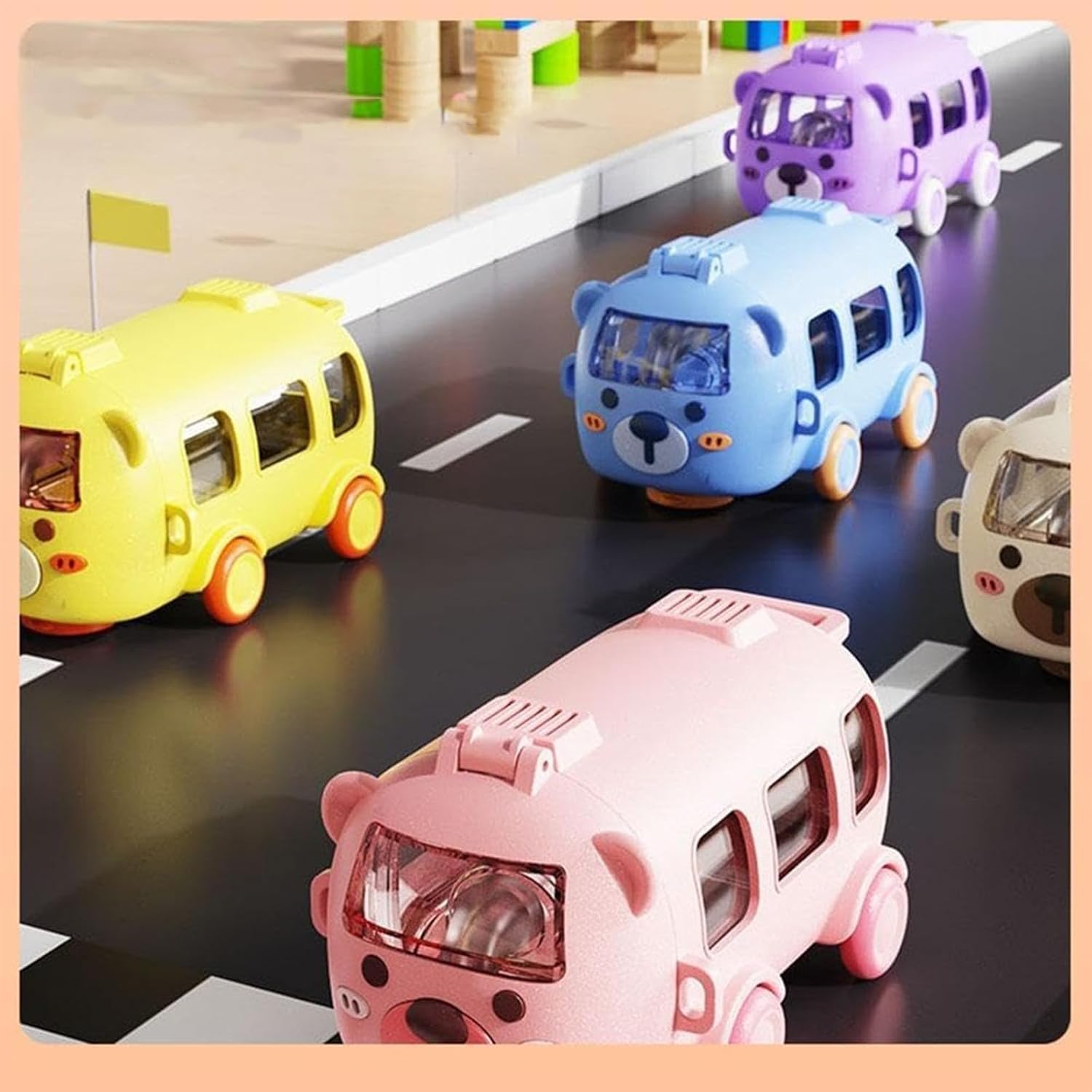 🎄Best Christmas gift-48% OFF🎁🚌Portable Water Cup in Bus Shape with Strap（16.9 Oz）