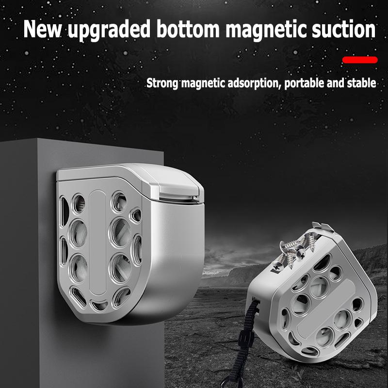 5 m langes, einziehbares Maßband aus Edelstahl mit magnetischer Auto-Lock-Funktion, wasserdicht und tragbar, inklusive rostfreiem Schutzkoffer.