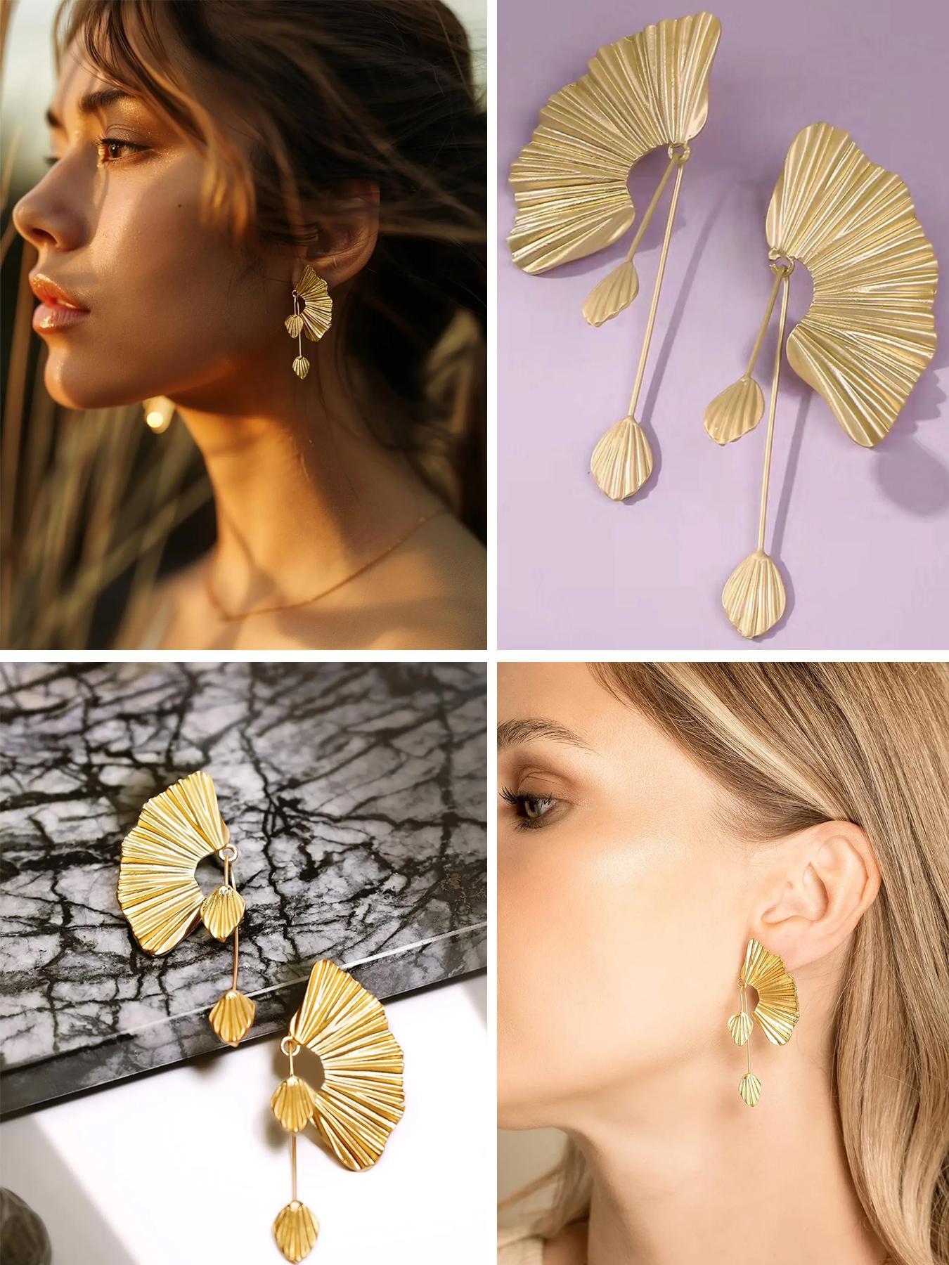 🔥New Year's Discounts: 48% OFF✨  6 Pairs Irregular Petal Stud Earrings (2 pcs Free Shipping)