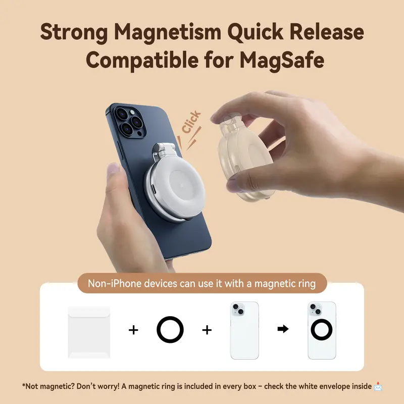 3-in-1 Magnetic Beauty Selfie Light for Phones