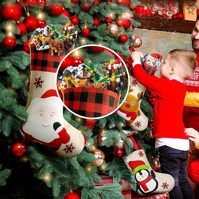 🎄Weihnachts-Baustein-Adventskalender⛄️ 12 Tage Countdown-Bausteine 